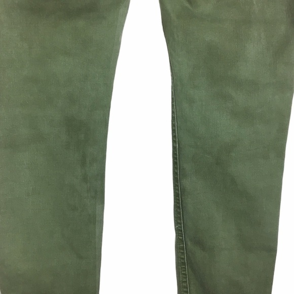 OLD NAVY Jeans 2 Pair Lot Super Skinny Rockstar Mid Rise Stretch Green Grey - Picture 13 of 16